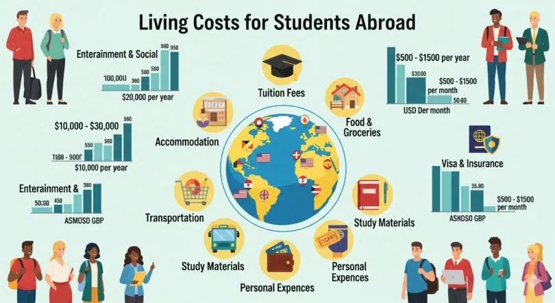 Living Costs for Students Abroad