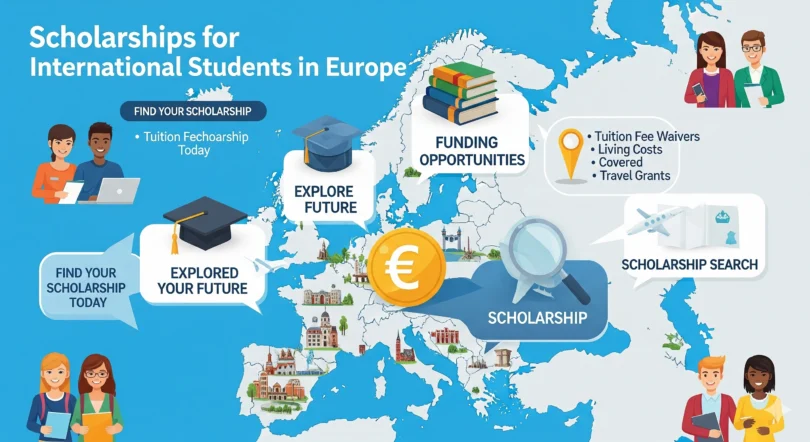 Scholarships for International Students in Europe 2026