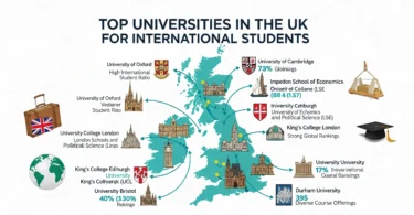 Top Universities in the UK for International Students Introduction The United Kingdom has long been a favored destination for international students seeking high-quality education, rich cultural experiences, and global recognition. With prestigious institutions like Oxford, Cambridge, and Imperial College London, the UK offers programs that cater to nearly every academic interest, from business and engineering to arts and social sciences. As a study abroad consultant with over a decade of experience, I have guided hundreds of students to choose the right UK university. Selecting the right institution is not just about reputation; it’s about aligning programs, scholarships, campus culture, and career opportunities to your personal and professional goals. In this guide, I’ll share insights on the top UK universities, the courses they excel in, scholarship options, and practical tips for a successful international study experience. Why Study in the UK? Studying in the UK provides international students with world-class education and career advantages. Here’s why it’s a top choice: Academic Excellence – UK universities consistently rank among the top globally. Courses emphasize critical thinking, research, and practical application, equipping students for successful careers. Shorter Programs – Many bachelor’s programs are three years and master’s programs one year, offering a cost-efficient path to high-quality degrees. Cultural Exposure – The UK is culturally diverse. Students interact with peers from all over the world, learning to navigate global environments and broaden their perspectives. Research & Innovation – From medical research to AI, UK universities are at the forefront of innovation. Many institutions collaborate with global industries, providing hands-on experience. Career Opportunities – Post-study work visas and strong alumni networks help graduates secure employment in the UK or internationally. Top Universities for International Students Here’s a detailed look at some of the best universities in the UK for international students: 1. University of Oxford Focus Areas: Humanities, Sciences, Business, Medicine Highlights: Oxford is synonymous with academic excellence. International students benefit from world-class faculty, small tutorial groups, and abundant research resources. Consultant Tip: Tailor your personal statement to show intellectual curiosity and leadership potential. Scholarships are competitive, so apply early. 2. University of Cambridge Focus Areas: Science, Engineering, Humanities, Social Sciences Highlights: Cambridge offers a rigorous academic environment with a strong focus on research and analytical skills. Its colleges provide tight-knit communities that support international students. Consultant Tip: Highlight specific academic interests and any research experience to stand out in your application. 3. Imperial College London Focus Areas: Engineering, Medicine, Business, Science Highlights: Known for STEM excellence, Imperial fosters innovation and entrepreneurship. Students gain access to cutting-edge labs and industry partnerships. Consultant Tip: Emphasize achievements in STEM projects or competitions and demonstrate problem-solving skills. 4. London School of Economics and Political Science (LSE) Focus Areas: Economics, Politics, Law, Social Sciences Highlights: LSE is ideal for students pursuing social sciences and international relations. Its global network and city location provide unmatched internship and career opportunities. Consultant Tip: Showcase analytical thinking, leadership, and global awareness in your application. 5. University College London (UCL) Focus Areas: Arts, Humanities, Engineering, Sciences Highlights: UCL combines a diverse student population with research-driven programs. Its central London location allows access to cultural and professional opportunities. Consultant Tip: Highlight interdisciplinary projects and adaptability to diverse environments. 6. University of Edinburgh Focus Areas: Medicine, Engineering, Humanities, Social Sciences Highlights: Edinburgh offers a strong blend of research and practical experience. International students enjoy vibrant city life and cultural richness. Consultant Tip: Emphasize motivation for your chosen field and interest in contributing to campus communities. 7. University of Manchester Focus Areas: Business, Engineering, Life Sciences, Social Sciences Highlights: Manchester combines top-tier research facilities with diverse student experiences. Strong alumni networks support career development globally. Consultant Tip: Apply for scholarships early and highlight teamwork or project leadership skills. 8. King’s College London Focus Areas: Medicine, Law, Humanities, Social Sciences Highlights: King’s College London provides cutting-edge research and professional programs. Its healthcare and law departments are particularly renowned. Consultant Tip: Prepare a compelling personal statement and secure strong academic references. 9. University of Warwick Focus Areas: Business, Economics, Engineering, Sciences Highlights: Warwick is known for innovative teaching methods and strong industry connections. International students benefit from its vibrant student life and career support. Consultant Tip: Highlight analytical and leadership skills, and explore internship opportunities. 10. University of Bristol Focus Areas: Engineering, Science, Arts, Social Sciences Highlights: Bristol offers research-driven programs and a multicultural campus. It provides strong career services and international student support. Consultant Tip: Demonstrate initiative in projects, community involvement, or research experience. Scholarships and Financial Support Studying in the UK can be expensive, but numerous scholarships make it achievable for international students: Chevening Scholarships – Fully funded scholarships for master’s programs. Commonwealth Scholarships – Support students from Commonwealth countries. University-Specific Scholarships – Merit-based or need-based funding from each institution. Consultant Advice: Apply early, maintain strong academic performance, and tailor scholarship applications to highlight your achievements and future goals. Combining multiple funding sources can cover tuition and living costs effectively. Student Life in the UK Life in the UK is dynamic and enriching: Cultural Exposure: Experience local traditions, festivals, and global events. Student Societies: Join clubs for sports, arts, academics, or cultural activities. Networking Opportunities: Attend seminars, career fairs, and workshops to build professional networks. Consultant Insight: Active participation in student life enhances language skills, soft skills, and overall personal growth. Tips for International Students Start Early: Research programs 12–18 months in advance. Prepare Standardized Tests: Some programs require IELTS, TOEFL, or GRE/GMAT. Documentation: Keep academic transcripts, recommendation letters, and personal essays ready. Financial Planning: Consider tuition, living expenses, and insurance while applying. Engage with Alumni: Connect with former students to understand programs and career pathways. Conclusion The United Kingdom remains one of the most attractive destinations for international students, offering high-quality education, diverse experiences, and career opportunities. By choosing the right university, leveraging scholarships, and immersing yourself in campus life, you can ensure your study abroad journey in the UK is both academically rewarding and personally enriching. As an education consultant, I recommend aligning your choices with your career goals, academic interests, and cultural preferences. Planning strategically, applying early, and engaging fully in university life will make your UK study experience truly transformative and unforgettable.